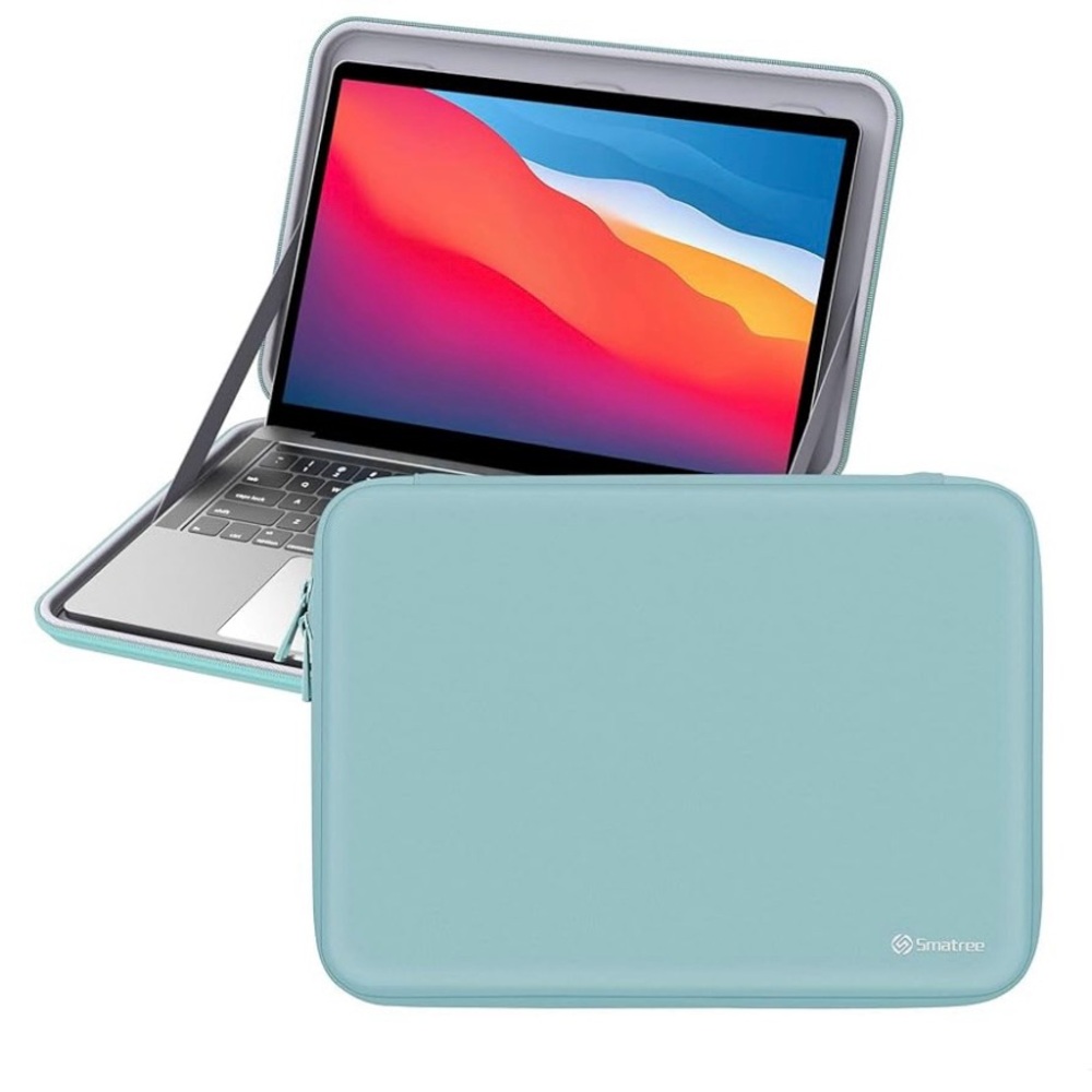 Smatree A1331G Hardshell Laptop case, NWT 13.3” blue/green color, anti water